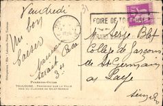 CPA Toulouse Panorama sur la Ville pris du Clocher de Saint Sernin 