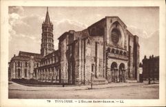 CPA Toulouse l'Eglise Saint Sernin 