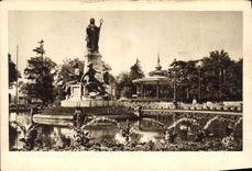 CPA Toulouse Le Grand Rond Statue de Clemence Izaure du Sculpteur Ducuing 