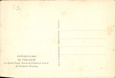 CPA Toulouse Le Grand Rond Statue de Clemence Izaure du Sculpteur Ducuing 