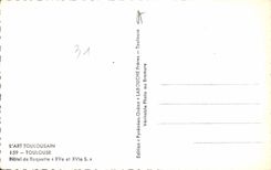 CPA Toulouse Hotel de Roquette 