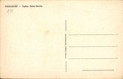 CPA Toulouse Eglise Saint Sernin 