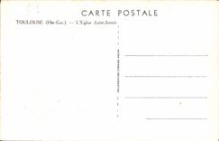 CPA Toulouse L'Eglise Saint Sernin 