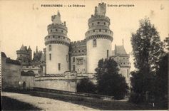 CPA Pierrefonds Le Chateau Entree principale 