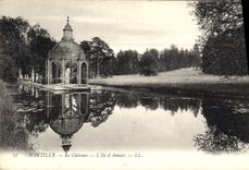 CPA Chantilly Le Chateau L'llle d'Amour 