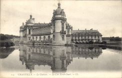 CPA Chantilly Le chateau Le Cote Nord Ouest 