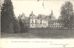 CPA Chateau de Chantilly Le Chateau vu du Prac 