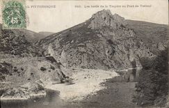 CPA Lee bords de la Truyere au Pont de Treboul 