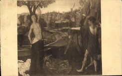 CPA H Memlinc 1430 1494 Le Martyre se St Sebastian 