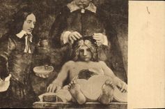 CPA Rembrandt La lecon d'anatomie 
