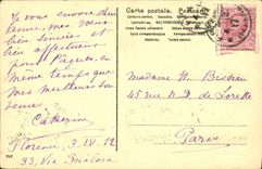 CPA Firenze Musee de St Marco Gesu apparisce alla Maddalena 