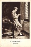 CPA Le Liseur Blanc Meissonier 