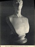 CPA Buste de Lamartine par le Counte d'Orsay 