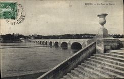 CPA Tours La Pont de Pierre 