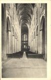 CPA Tours Cathedrale Nef vue de l'Entree 