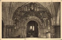 CPA Chateau de Loches POrte de la Collegiale 