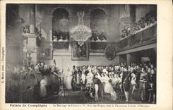 CPA Palais de Compiegne Le Mariage de Leofold des Belges avee ala Princess Louise d'Orleans 
