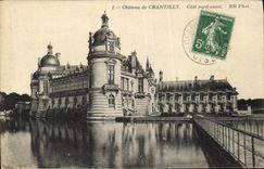 CPA Chateau de Chantilly Cote nord ouest 
