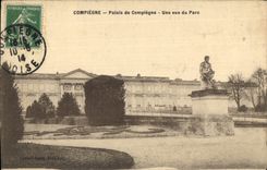 CPA Compiegne Palais de Compiegne Une vue du Parc 