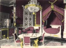 CPA Chateau de Compiegne Chambre a coucher de Napoleon 