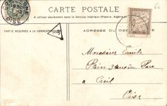 CPA Chateau de Compiegne Chambre a coucher de Napoleon 