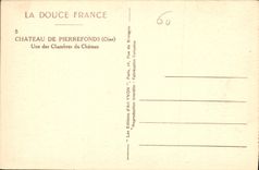 CPA Chateau de Pierrefonds Oise Une des Chambre du Chateau 