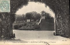 CPA Chateau de Compiegne Vue du Parc prise du Berceau de l'Empereur 