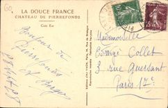 CPA Chateau de Pierrefonds Cote Est 