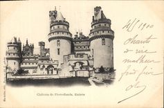 CPA Chateau de Pierrefonds Entree 
