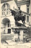 CPA Chateau de Pierrefonds Statue de Louis D'Orleans par Fremiet 