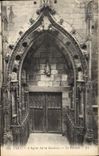 CPA Caen L'Eglise Saint Sauveur Le Portail 