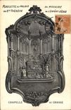 CPA Plaquette du Palais de Ste Therese du Rosaire de l'Enfant Jesus Chapelle et Chasse 