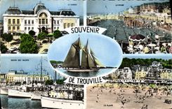 CPA Souvenir De Trouville 