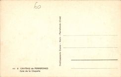 CPA Chateau de Pierrefonds Cote de la Chapelle 