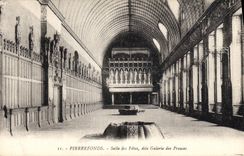CPA Pierrefonds Salle des Feres dite Galerie des Preuses 