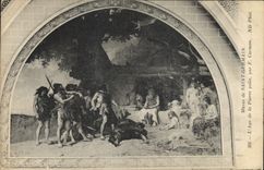 CPA Musee de Saint Germain L'Age de la Pierre polie par F Cormon