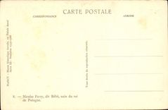 CPA Nicolas Ferry dit Bebe nain du roi de Pologne  Bebe