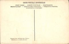 CPA Backhuysen Entree d'un Port Hollandais 