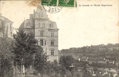 CPA La Lunade et l'Ecole Superieure 
