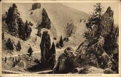 CPA Route du Col D'Izoard Le celebre passage de la Casse Deserte Verrant Queyeas 