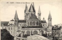 CPA Caen L'Abside de Saint Etienne 