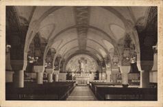 CPA La Basilique de Lisieux La Crypte Vue generale 