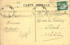 CPA Grenoble Pont suspendu sur le Drac et le Casque de Neron 