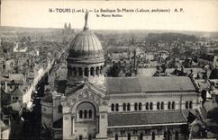 CPA Tours La Basilique St Martin Laloux architecte 