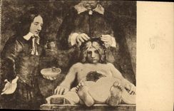 CPA Rembrandt De anatomishe les 