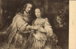 CPA Rembrandt Het Joodsche bruidje 
