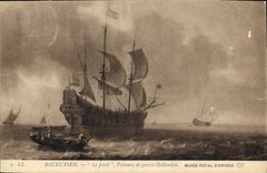 CPA Backuysen Le Jacob Vaisseau guerre Hollandais 
