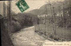 CPA St Sauveur Vue d'ensemble 