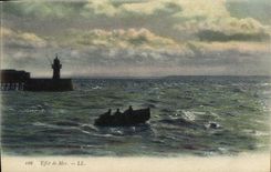 CPA Effet de Mer Phare
