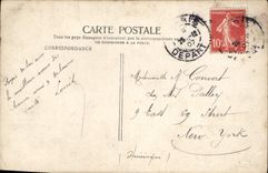 CPA Bonne Annee Homme